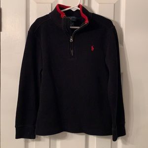 Polo Ralph Lauren Boys Black/Red Sweater